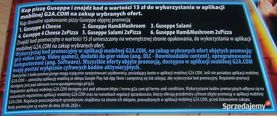 Kod rabatowy o wartości 15 do G2A Szczecin