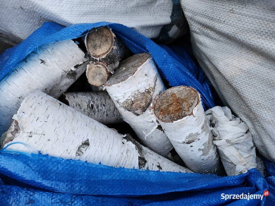 Drewno opał w Big bagach pocięte Ogrzewanie Bychawa sprzedam