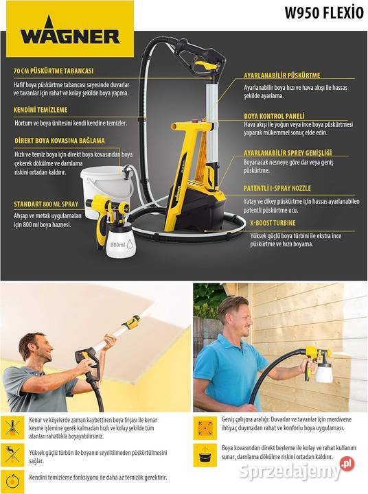 Wagner System natryskowy W 950 FLEXiO Rzeszów sprzedam
