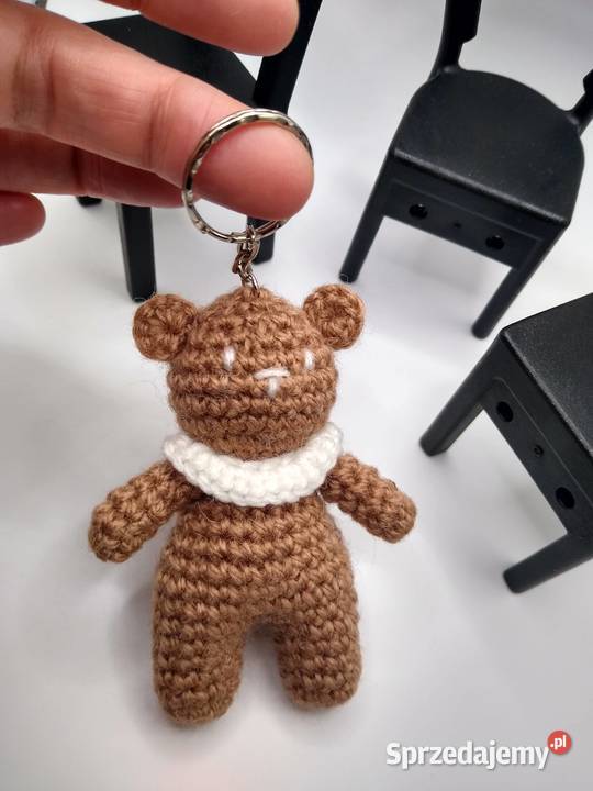 Brelok Miś Bear Crochet Handmade