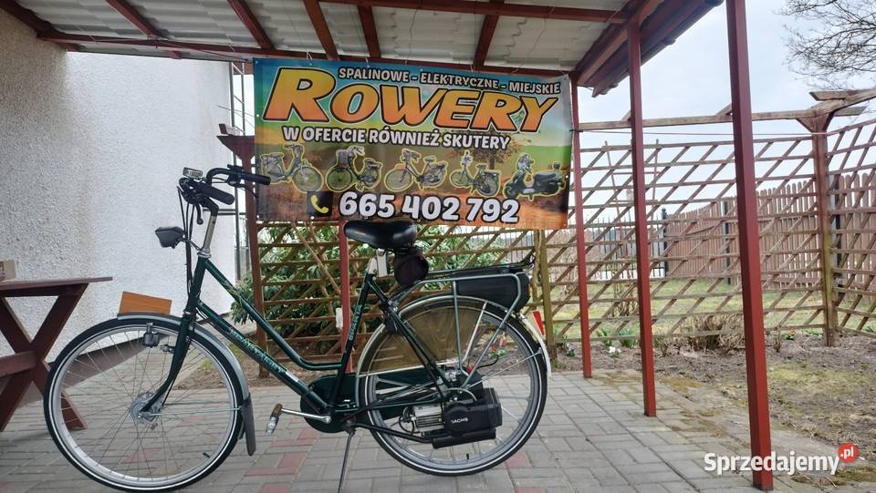 Holenderski rower spalinowy z silnikiem Sachs Brodnica