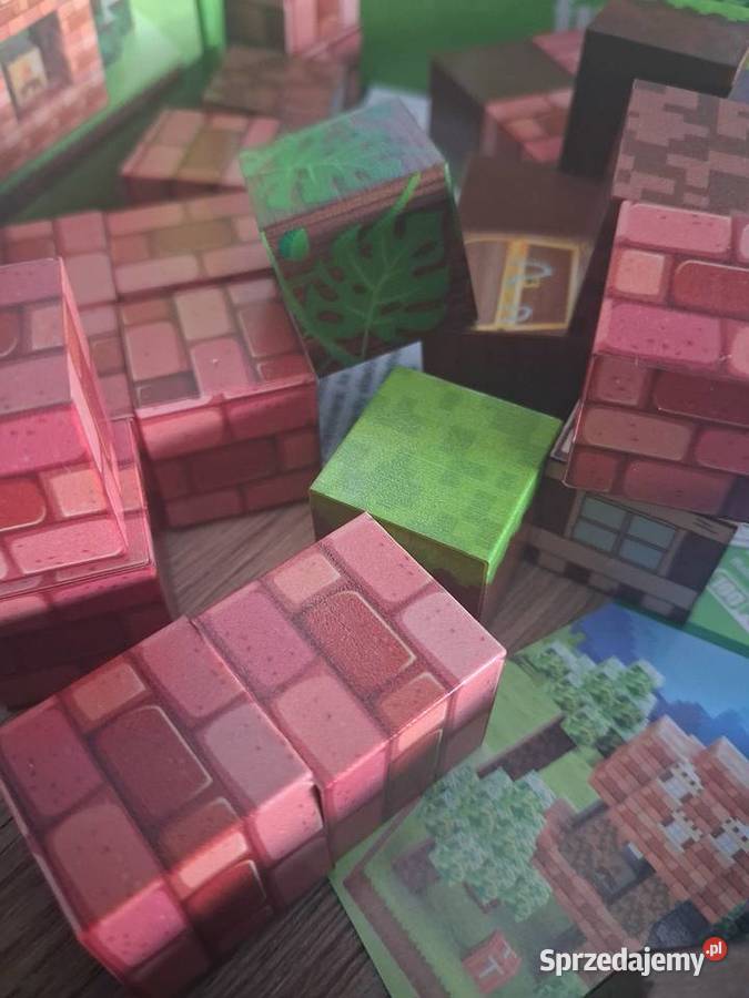 Klocki magnetyczne Minecraft 200 Nowe 3 lata+ Lublin