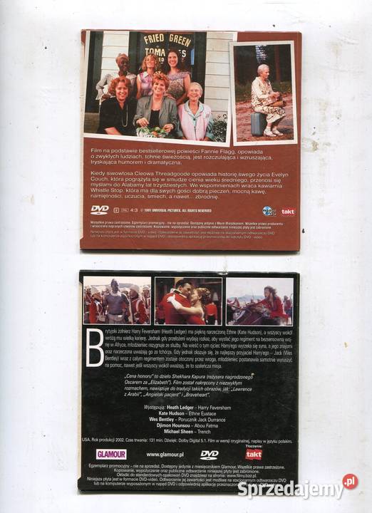 Smażone zielone pomidory honoru 2 filmy DVD Szczecin