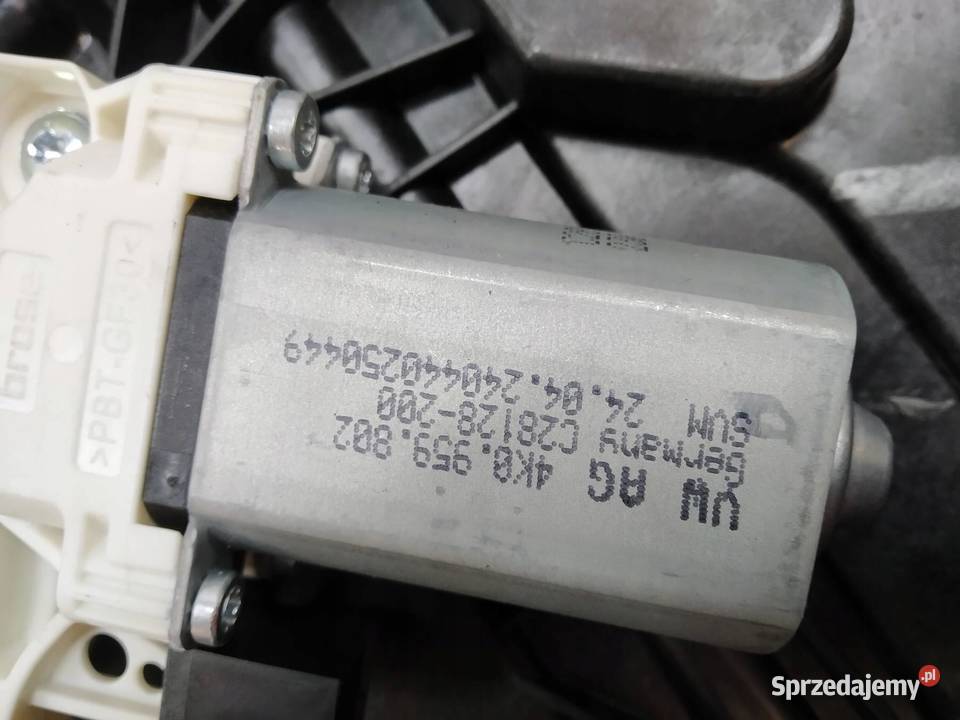 MECHANIZM SZYBY PRAWY PRZÓD 3J0837402D 4K0959802 sprzedam