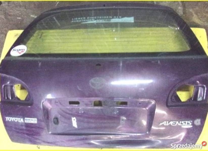 Toyota avensis kombi 1998 2002 szyba w klape tył