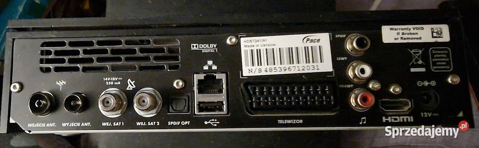 Cyfrowy odbiornik satelitarny HDS724191 mazowieckie Warszawa
