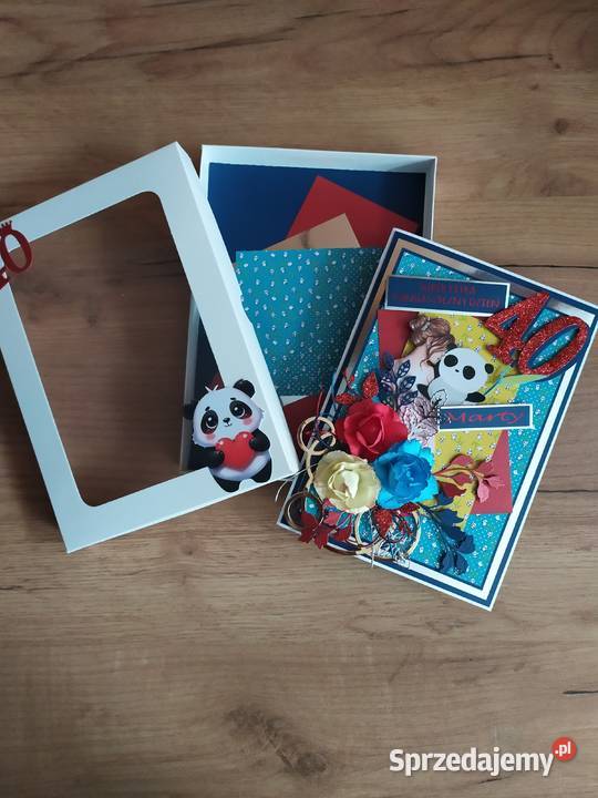 Życzenia podziękowania w ozdobnym pudełku Konin