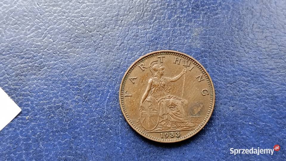 Stare monety 1 farthing 1933 Anglia sprzedam