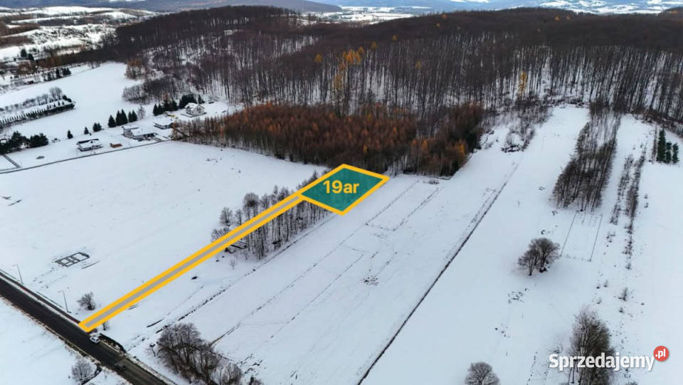 sprzedaży gruntu 1900 metrów Besko