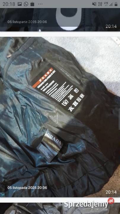 Kurtka Prasa nowa z metka czarny Kurtki i płaszcze