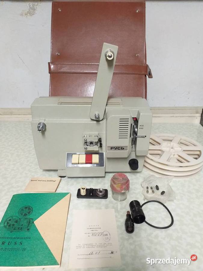 projektor filmowy russ rus ruś 8 mm kompletna Witnica sprzedam