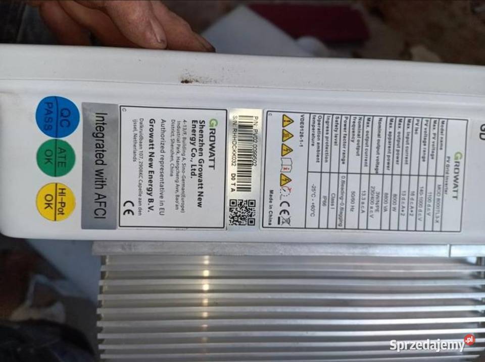 Growatt 8 kw Brodnica sprzedam