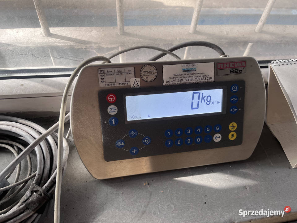 SYNDYK SPRZEDA ELEKTRONICZNA WAGA SAMOCHODOWA Warszawa