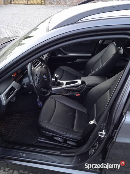 BMW 3 e91 kombi 2008r 318d 143186 243000 grafitowy sprzedam
