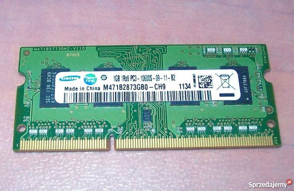 RAM DDR3 SAMSUNG 1GB PC310600 1333MHz NOWA PC10600 1333MHz Poznań