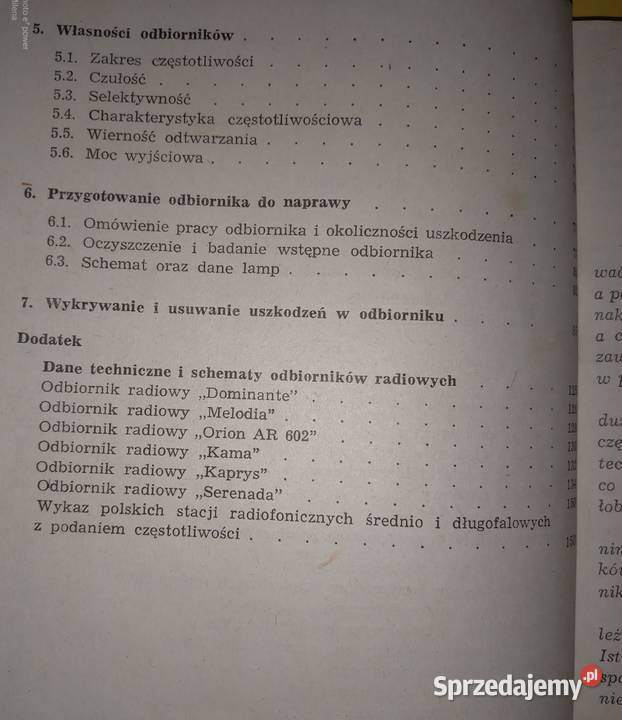 Sprzedam książkę naprawy odbiorników radiowych Bukowno