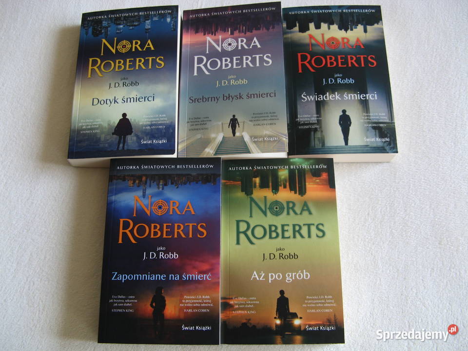 5 x Nora Roberts Dotyk śmierci Świadek śmierci wielkopolskie Poznań