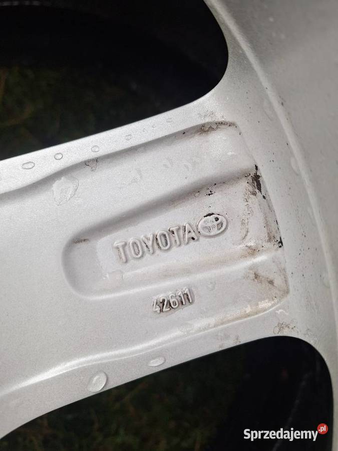 Felgi alu toyota 17 5x1143 t25 rav Avensis lexus Samochodowe Sobienie-Jeziory sprzedam