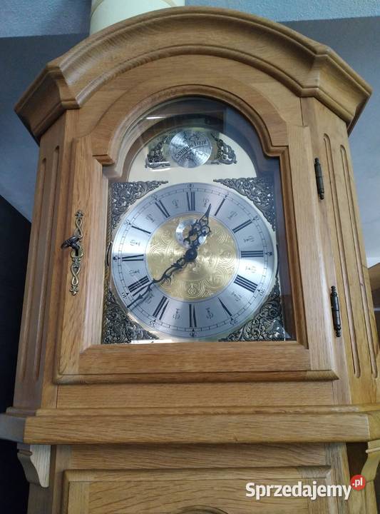 Zegar stojący kwadransowy 3 wagi dąb Tempus Białystok