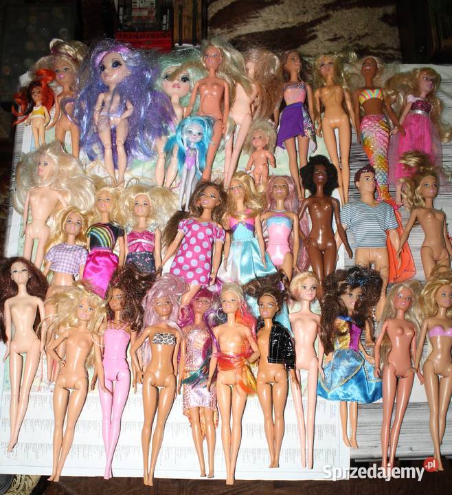 Zestaw 37 lalek Barbie Ken Mattel śląskie sprzedam