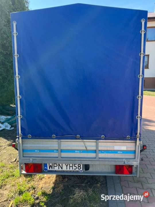 Przyczepka Lekka Dwuosiowa Tandem z Plandeką Baboszewo