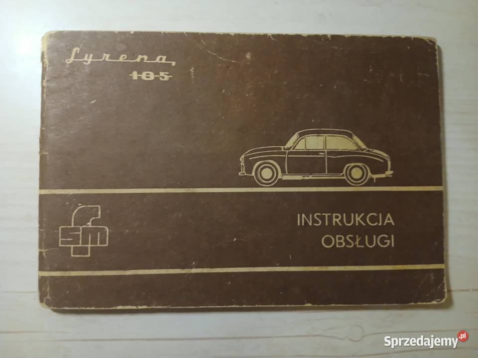 Syrena 105 Instrukcja obsługi Krosno sprzedam
