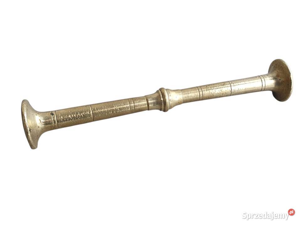 Stary mosiężny moździerz kuchenny lata 4050 Cieszyn