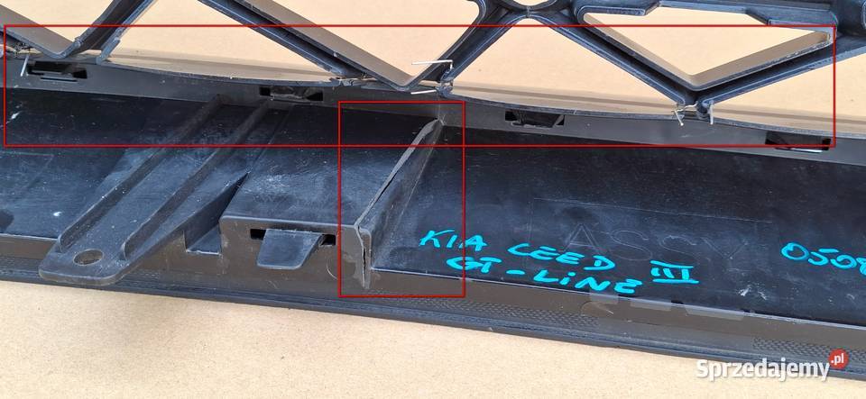 KIA CEED III LIFT GTLINE KRATKA ZDERZAKA PRZÓD Zderzaki lubuskie