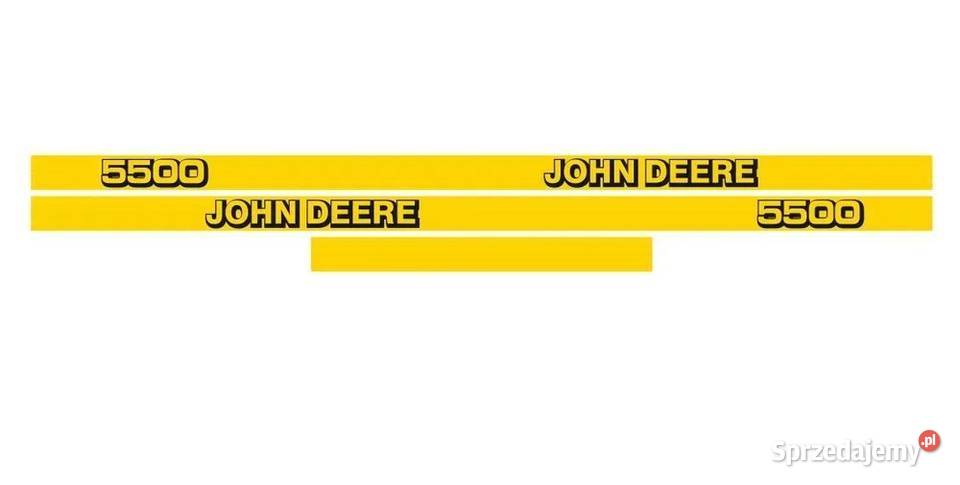 Naklejki oklejenie naklejka JOHN DEERE 5500 Janików
