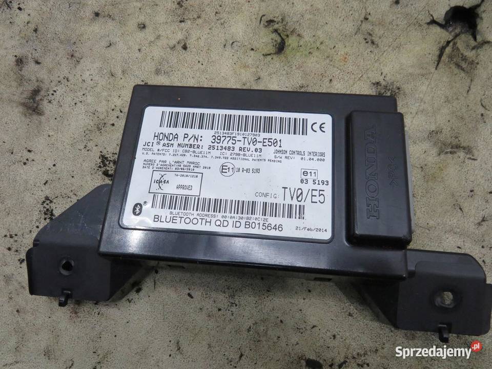MODUŁ BLUETOOTH CIVIC IX 39775TV0E501 lubelskie sprzedam