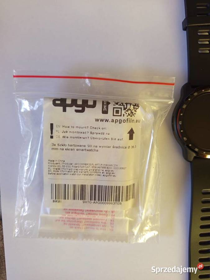 Smartwatch Maxcom FW01 Uran eSIM Czerwona