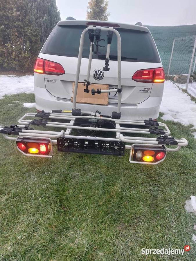 Bagażnik na 4 rowery na hak uchylny firmy MFT Zagrodno