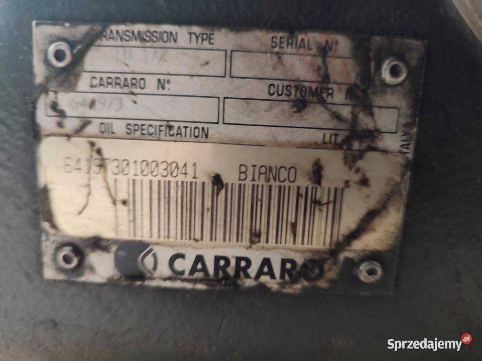 Skrzynia Komatsu WA 100 TB 172 Carraro Wilkowo