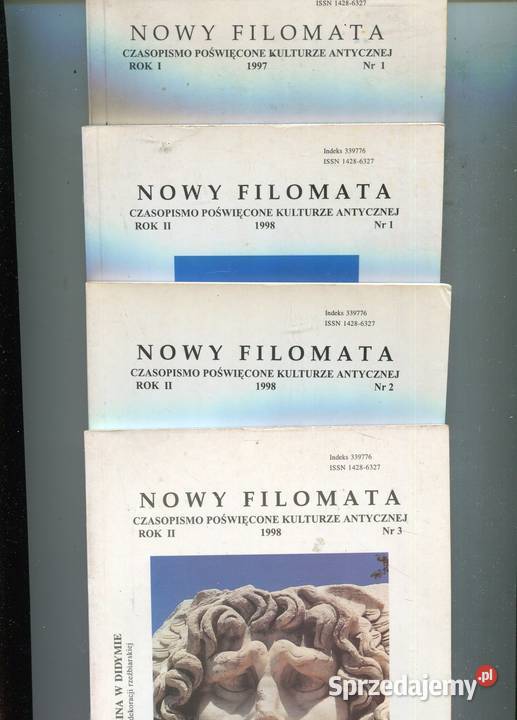 Nowy Filomata 8 numerów pakiet Rok wydania 1998 Szczecin