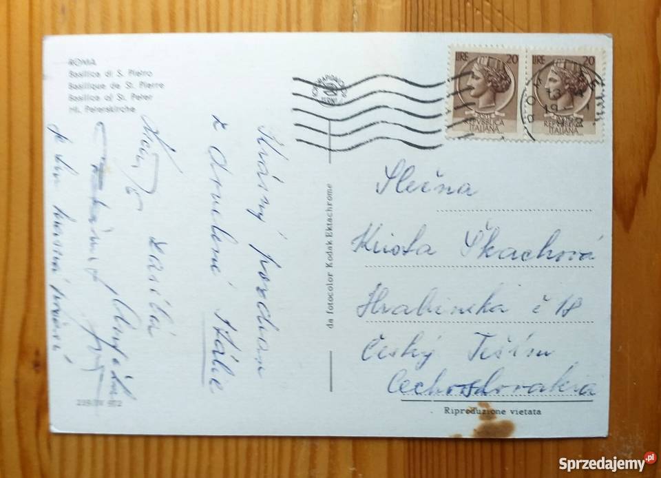 BAZYLIKA ŚWIĘTEGO PIOTRA W WATYKANIE Pocztówki i karty telefoniczne Piszczac