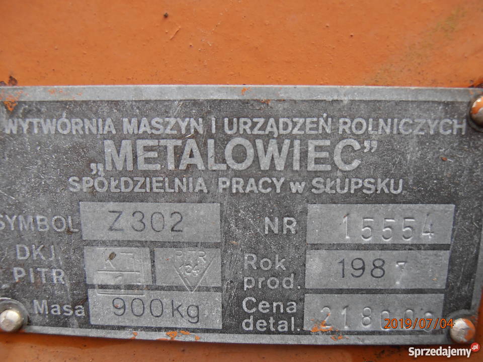 ORKAN 2 sprzedam sieczkarnie do zielonek Wojciechów