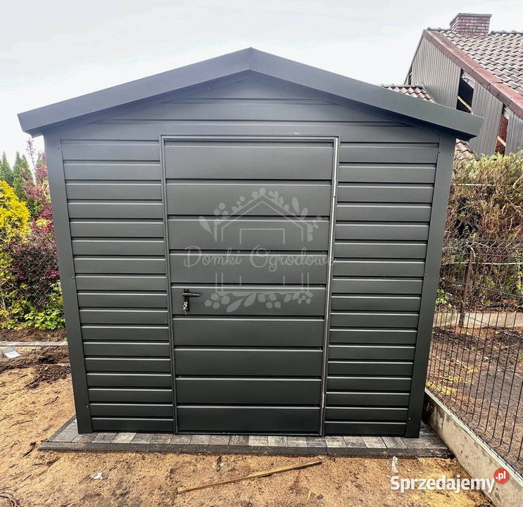 Schowek domek ogrodowy 2x2m drzwi antracyt dach dolnośląskie
