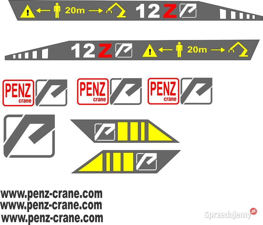 Naklejki na dźwig penz zamienniki Bydgoszcz