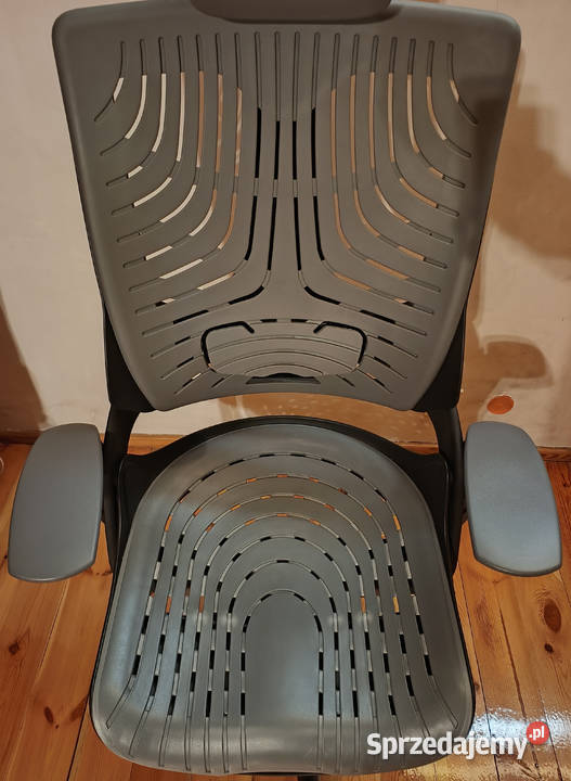 Fotel obrotowy WAU 2 szaroczarny elastomer Toruń