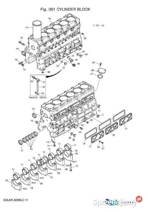 DAEWOO DOOSAN SOLAR 225NLCV katalog części świętokrzyskie Kielce