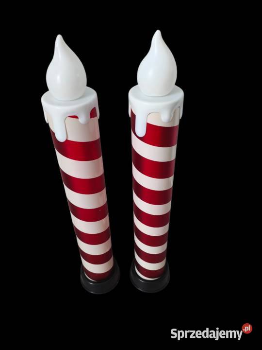 Świece świąteczne wysokie