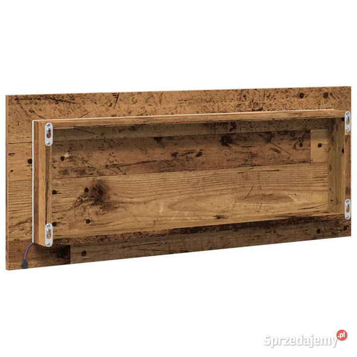 Lustro łazienkowe z LED stare drewno 100x85x37 Warszawa