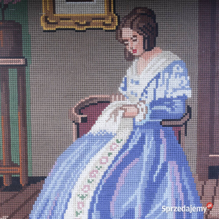 ARTexpert Obraz Haftowany Krzyżykiem Kobieta w zachodniopomorskie