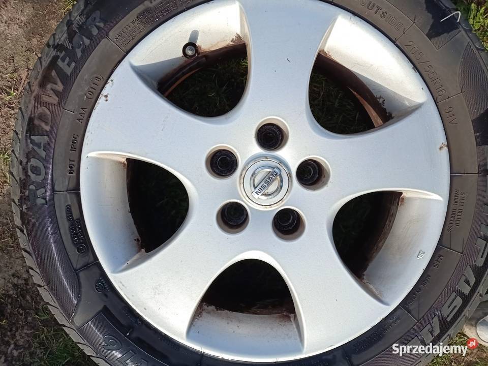 felgi aluminiowe nissan primera 51143 4 sztuki Rozmiar 16" Szczecin