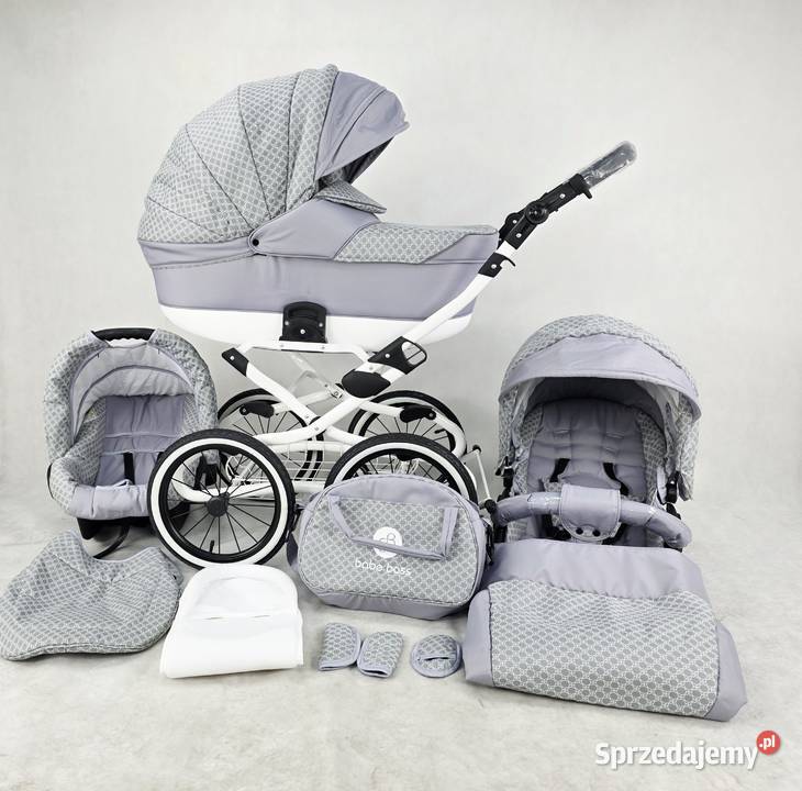 NOWY Wózek Dziecięcy Retro Lameiro zestaw 3w1 Głębokie Będzin