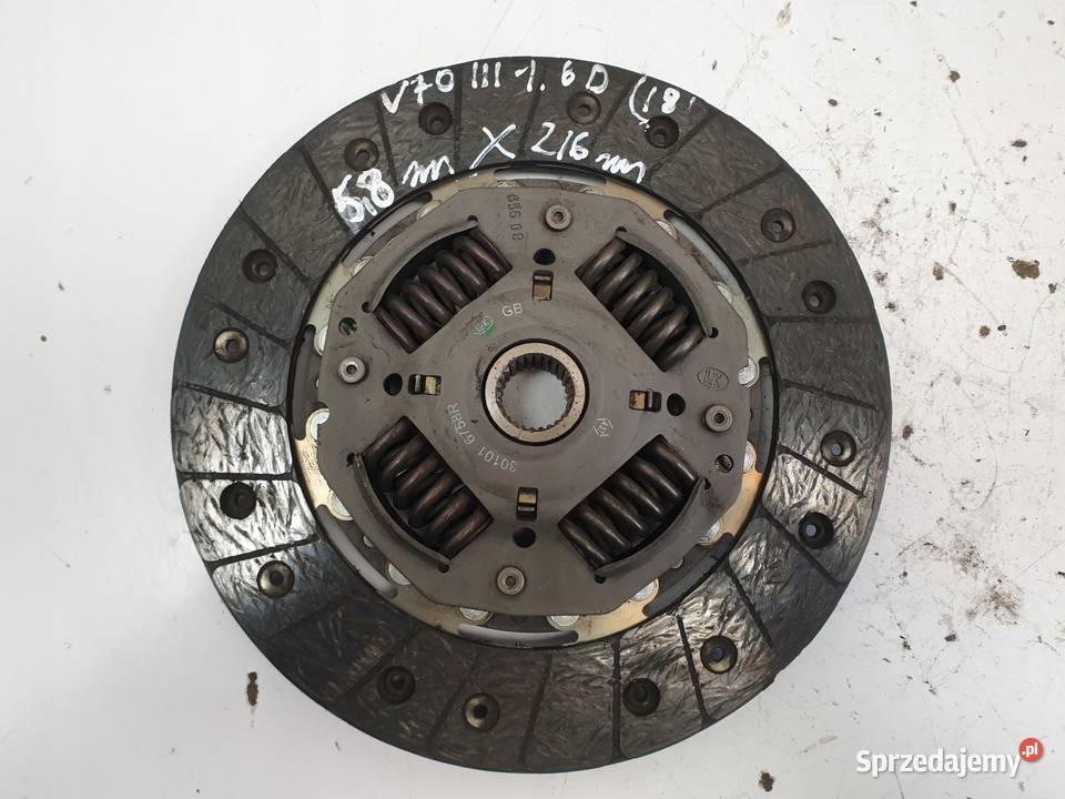 Volvo V70 III 16 D DOCISK TARCZA sprzęgło lubelskie Chełm sprzedam