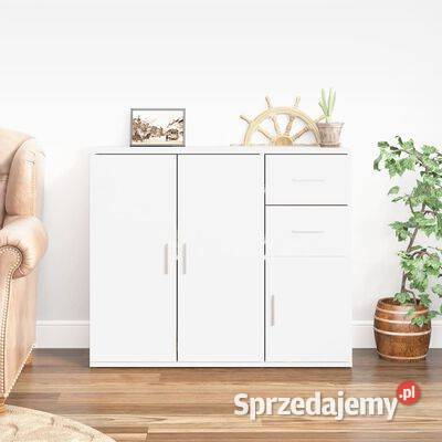 vidaXL Szafka biała 91x295x75 materiał mazowieckie Warszawa