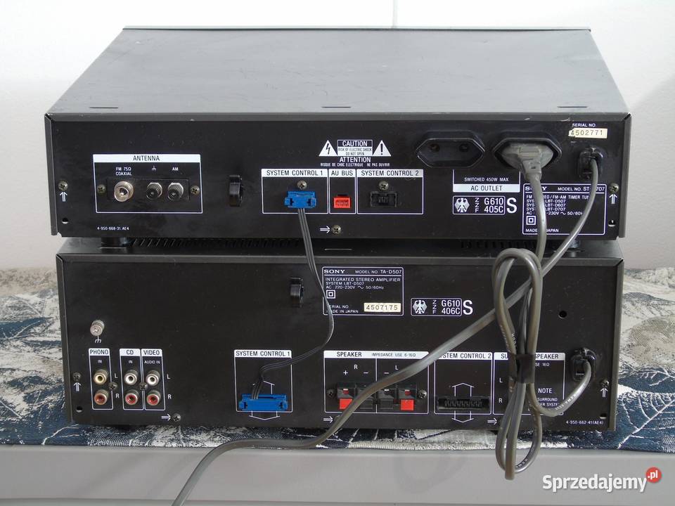 Wzmacniacz radio i korektor graficzny Sony Jasło