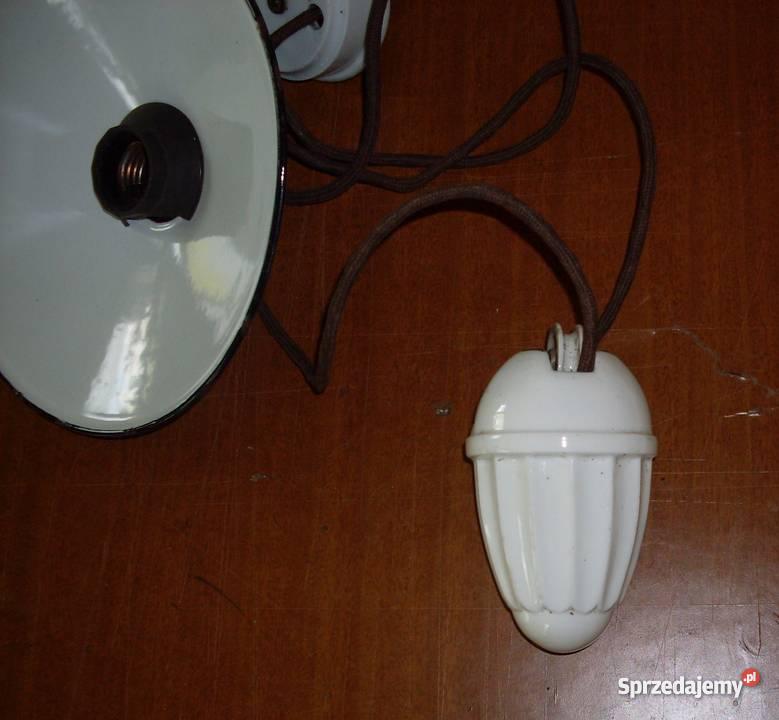 Stara lampa wisząca z regulacją wysokości Poznań