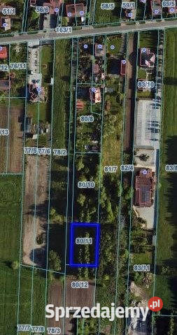 sprzedaży gruntu 1300m2 Janiszewice